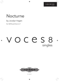Nocturne SSAATTBB choral sheet music cover Thumbnail